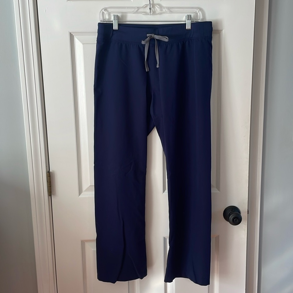 Figs Navy Livingston style scrub pants